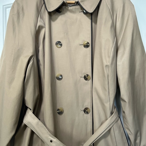 Lauren Ralph Lauren Water Repellent Cotton Blend Belted Trench Coat 3X - Picture 5 of 13